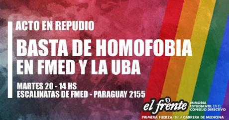 Profesora homofóbica en la Universidad de Buenos Aires.