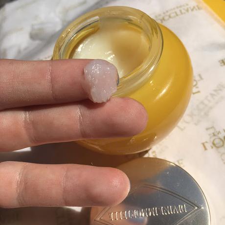 Bálsamo y mousse en crema de L'Occitane Immortelle Divine. Bálsamo y mousse en crema de L'Occitane Immortelle Divine.