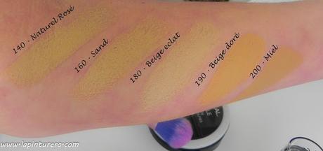 swatches maquillaje en stick