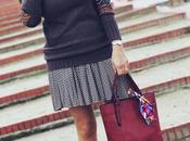 jersey, falda botines