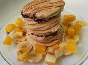 Tortitas rellenas fitnutella plátano