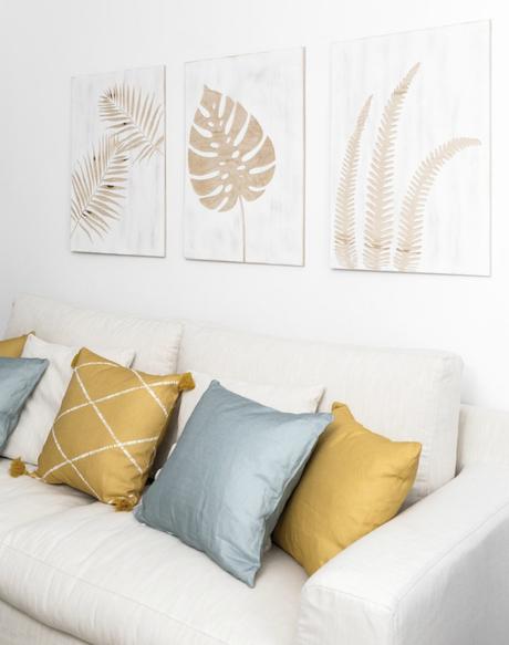 Un apartamento con una decoración natural y fresca Un apartamento con una decoración natural y fresca