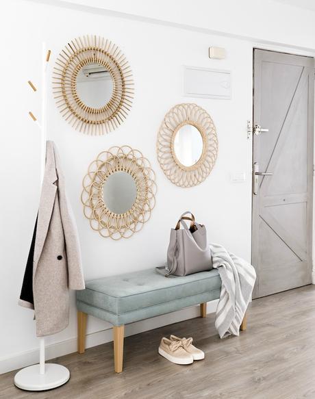 Un apartamento con una decoración natural y fresca Un apartamento con una decoración natural y fresca