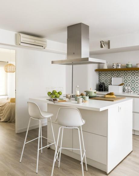 Un apartamento con una decoración natural y fresca Un apartamento con una decoración natural y fresca