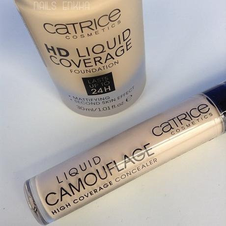 Catrice HD Liquid Coverante Foundation / Catrice Liquid Camouflage High Coverage Concealer
