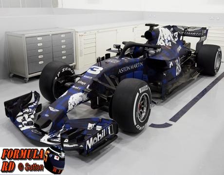 Red Bull revela la decoración provisional del RB14 - Diseño más atractivo