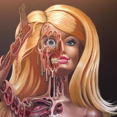 Este artista callejero abre los cuerpos de personajes para descubrir sus órganos