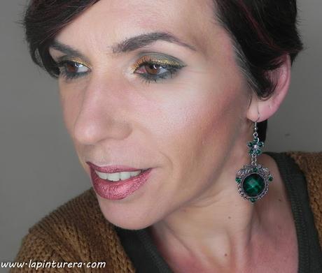 Maquillaje On the rocks (W7): Calabaza y Oliva 10 rostro 04