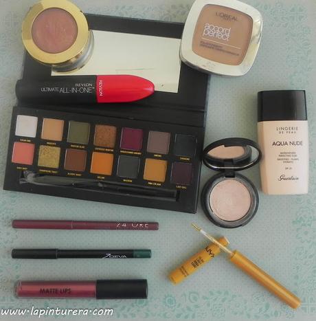 Maquillaje On the rocks (W7): Calabaza y Oliva 10 bodegón de maquillaje