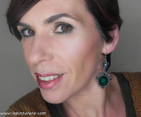 Maquillaje On the rocks (W7): Calabaza y Oliva 09 rostro 03