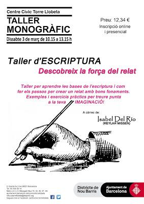 Monográfico de Relato en Centre Cívic de TorreLlobeta