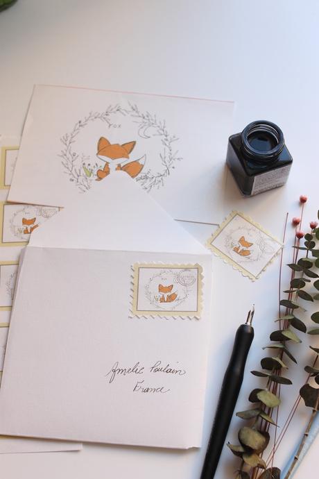 Sello postal Fox  para descargar