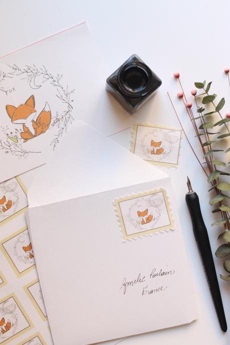 Sello postal Fox  para descargar