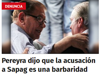 Pereyra respaldó a Sapag: 