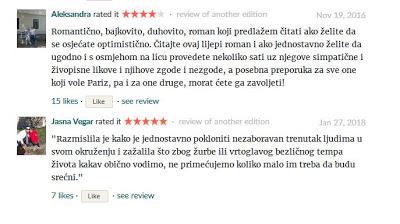 Las lectoras de Serbia encantadas con Regálame París