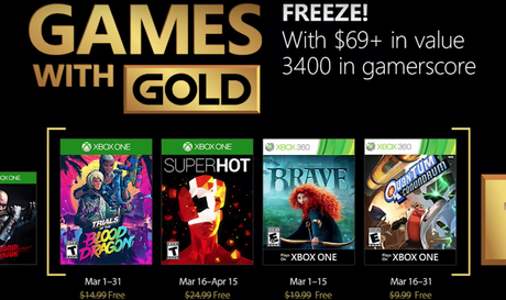Games with Gold presenta los juegos gratuitos de marzo Games with Gold presenta los juegos gratuitos de marzo
