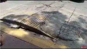 El inquietante vídeo de la respiración de la tierra en México tiene explicación sismo 1