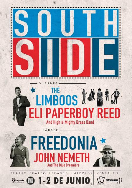 South Side Leganés 2018: Eli Paperboy Reed, Freedonia, The Limboos y John Nemeth