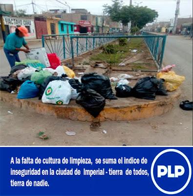 IMPERIAL LA CIUDAD MÁS SUCIA, DESORDENADA E INSEGURA DE CAÑETE…