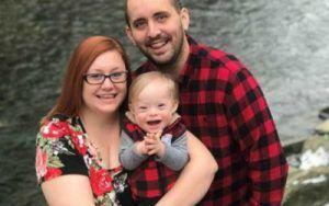 El Niño con Síndrome de Down Imagen de la Papilla Infantil Gerber