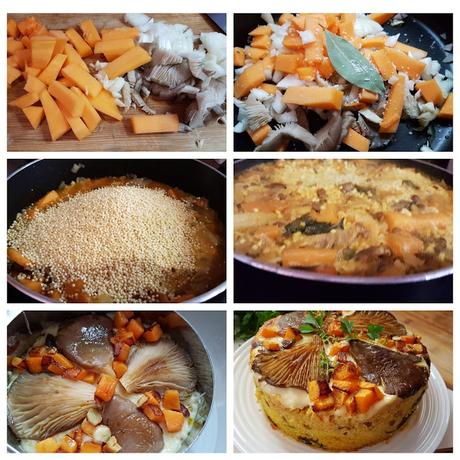 Tarta de mijo con verduras Tarta de mijo con verduras