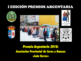 Premio Argentaria 2018 Asociación Provincial Coroz Danzas 
