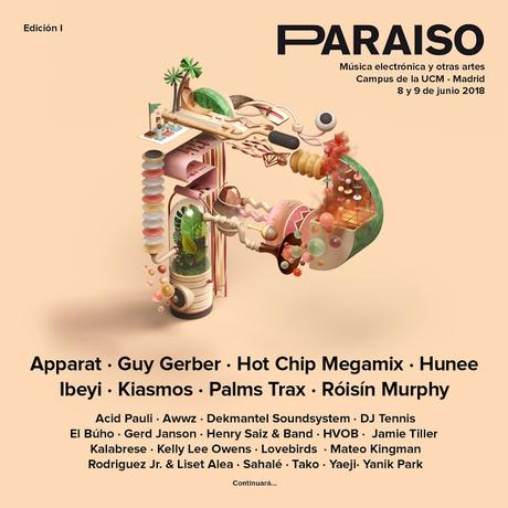 Paraíso, nuevo festival de electrónica en la Complu de Madrid con Apparat, Guy Gerber, Hot Chip, Róisín Murphy...