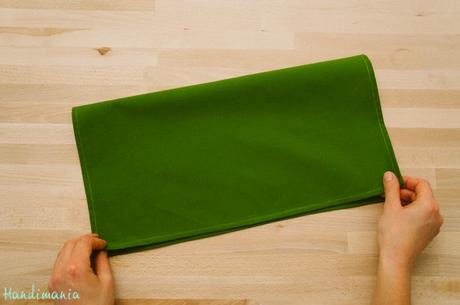 Servilletas con forma de árbol de navidad Servilletas con forma de árbol de navidad