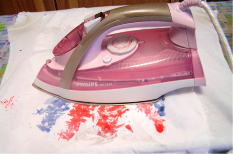 Camiseta hecha con ceras