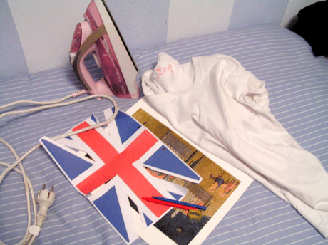 Camiseta hecha con ceras