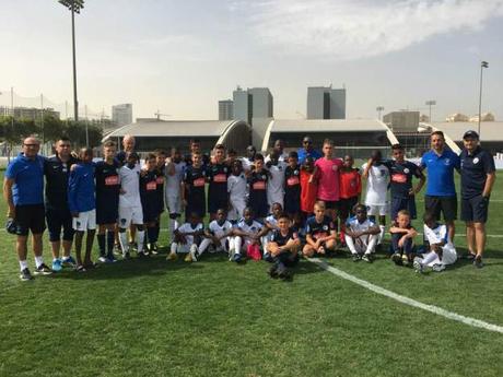El Infantil de la Escuela de Fútbol Base AFA Angola lidera su grupo en Dubai