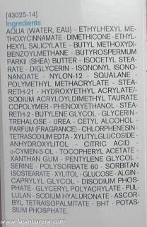 crema de día ingredientes