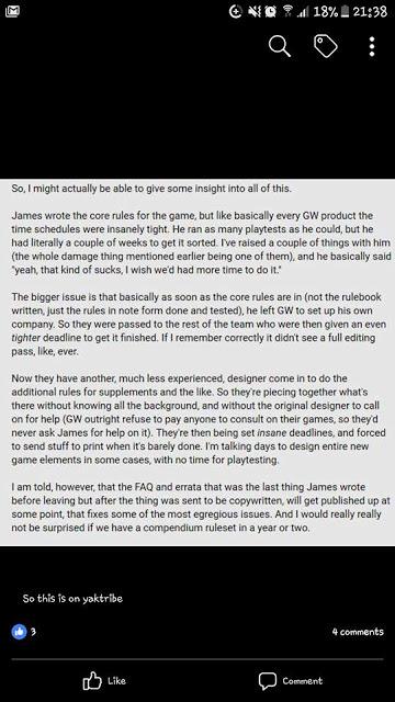 GW y Necromunda: Problemas con sus diseñadores