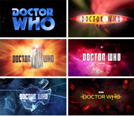 1963 - 2018. Los logos de Doctor Who