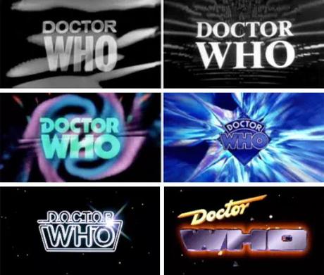 1963 - 2018. Los logos de Doctor Who