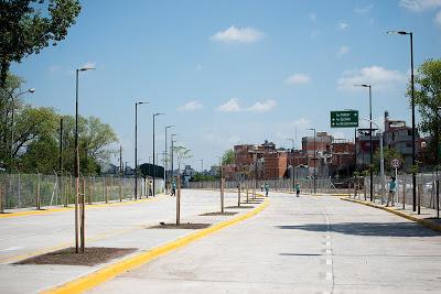 El nuevo tramo de la avenida Triunvirato en elbarrio port...