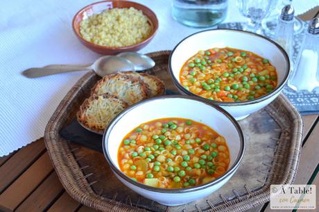 Sopa Juliana con Pasta