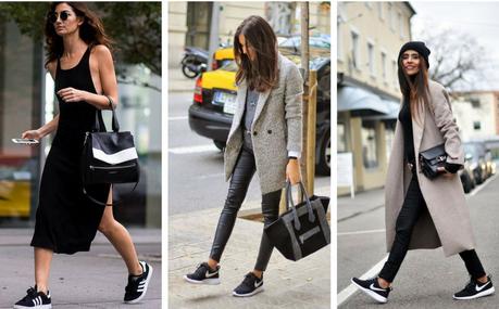 tendencias sneakers black