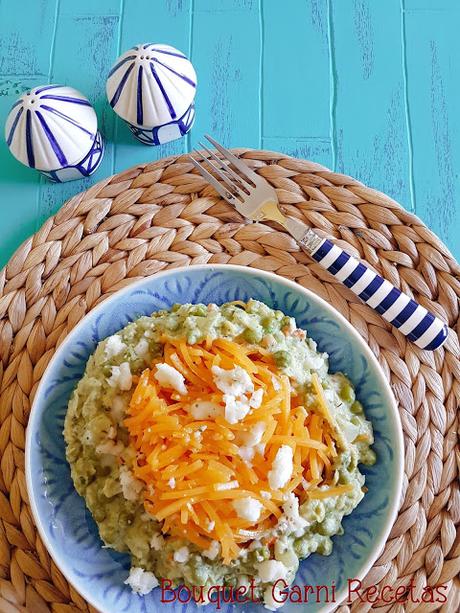 Noodles de zapallo con salsa de palta y palmitos