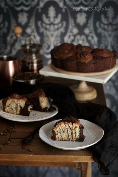 Bizcocho de Chocolate y Cinnamon Rolls. Cookcakes de Ainhoa