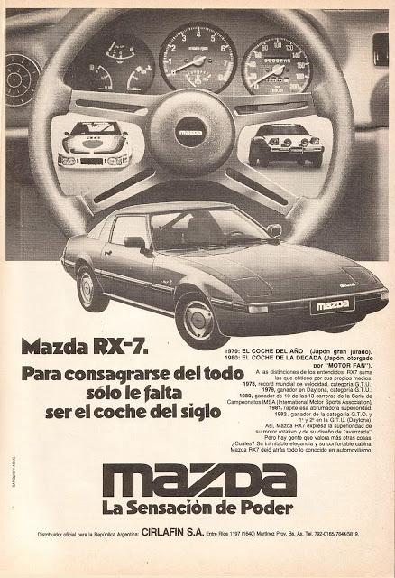 Mazda RX-7, una cupé con motor Wankel