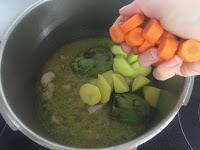 GUISO DE MAGRO DE CERDO Y ALCACHOFAS