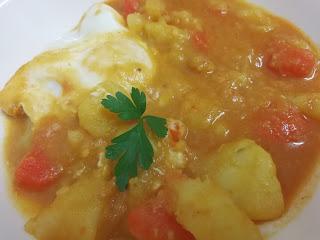 AJOPOLLO con PATATAS (Receta Tradicional de Jaén, Granada y Almería)