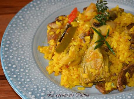Arroz de invierno con sabor a romero y tomillo Arroz de invierno con sabor a romero y tomillo
