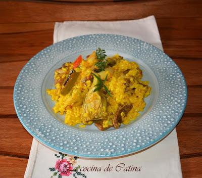 Arroz de invierno con sabor a romero y tomillo Arroz de invierno con sabor a romero y tomillo