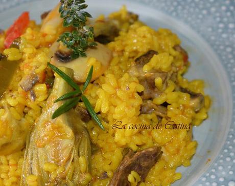 Arroz de invierno con sabor a romero y tomillo Arroz de invierno con sabor a romero y tomillo