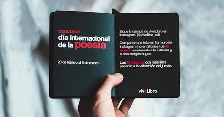Tu poema tiene premio en la cuenta de Instagram de viveLibro Editorial