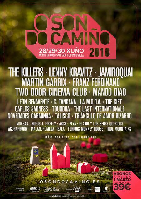 Nuevo festival en Santiago con The Killers, Lenny Kravitz, Jamiroquai, Martin Garrix, Franz Ferdinand, Two Door Cinema Club, Mando Diao...