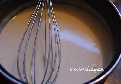 SETAS CON BECHAMEL Y VERDURAS