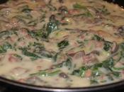 Setas bechamel verduras